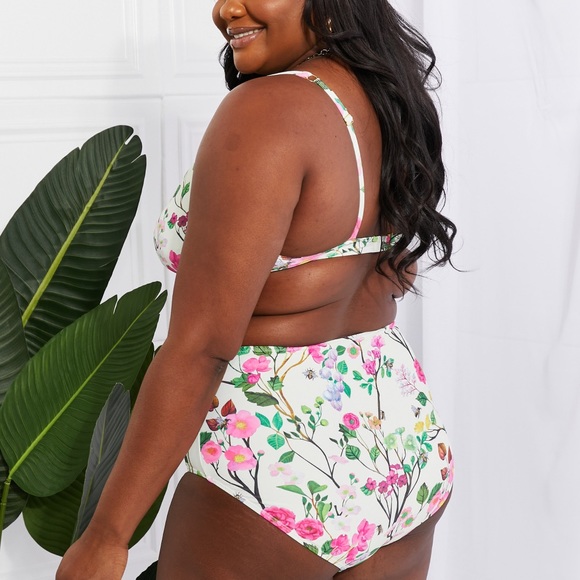 MARINA WEST SWIM Take A Dip Twist Front High-Rise Bikini in Cream - Picture 6 of 11